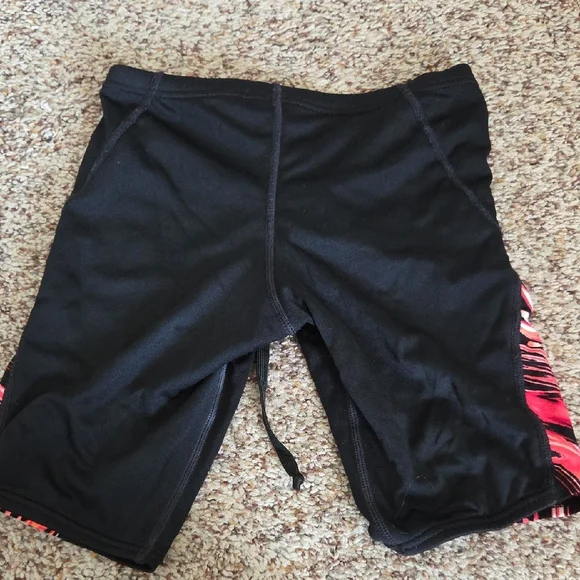 Black and Red Size 24 Swim Jammer - Picture 3 of 8